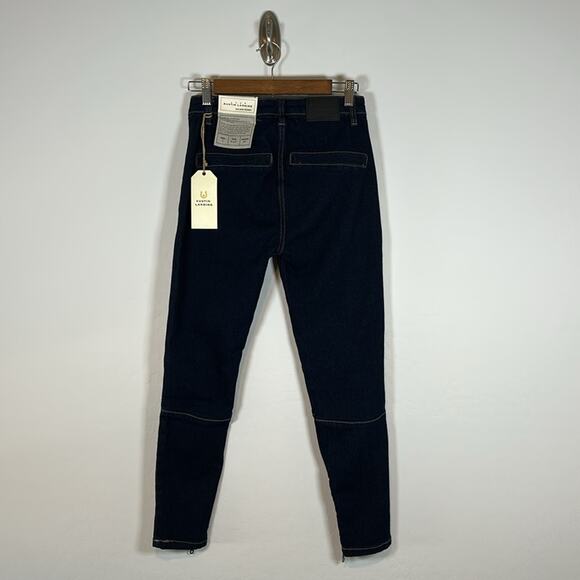 NWT Austin Landing Mid Rise Skinny Jeans Dark Wash Size 5 - Picture 9 of 9